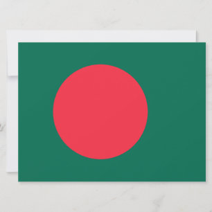 Tarjeta Bandera de Bangladesh (Bangladesh)