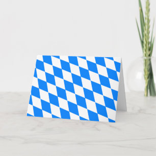 Tarjeta Bandera de Baviera de Alemania
