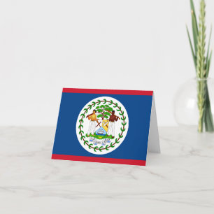 Tarjeta Bandera de Belice
