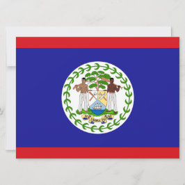 Tarjeta Bandera de Belice