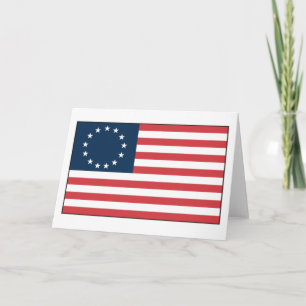 Tarjeta Bandera de Betsy Ross