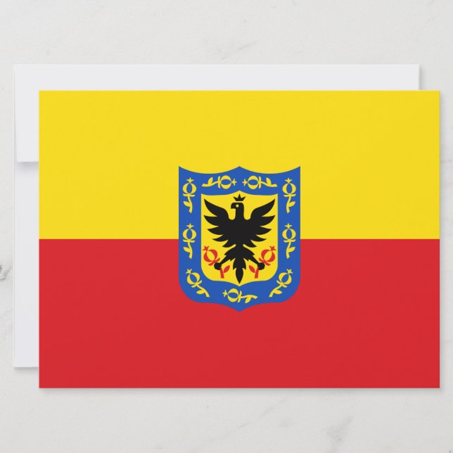 Tarjeta Bandera de Bogotá (Anverso)
