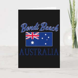 Tarjeta Bandera de Bondi Beach Australia