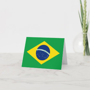 Tarjeta Bandera de Brasil (brasileño)