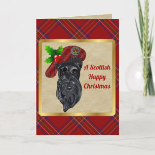 Tarjeta Bandera de Burnett y navidades personalizadas de T