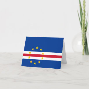 Tarjeta Bandera de Cabo Verde