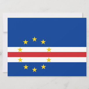 Tarjeta Bandera de Cabo Verde (Cabo Verde)