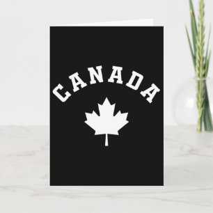 Tarjeta Bandera de Canadá Vacaciones Canadienses Pesca Sen