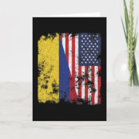Bandera de Colombia USA - Medio Americano