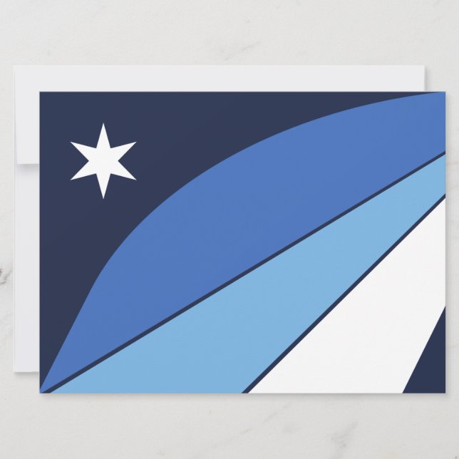 Tarjeta Bandera de Columbia (Carolina del Sur) (Anverso)