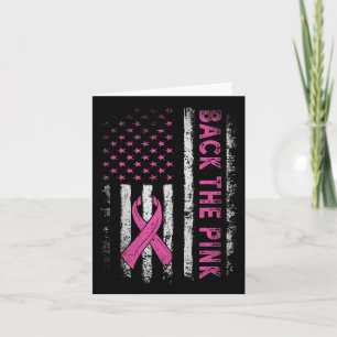 Tarjeta Bandera de Concientización sobre el Cáncer de Mama