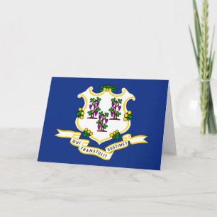 Tarjeta Bandera de Connecticuter, Bandera de Connecticut
