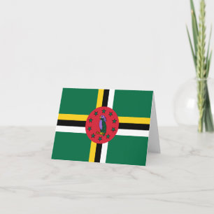 Tarjeta Bandera de Dominica