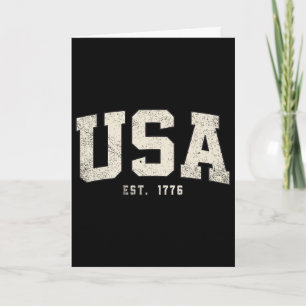 Tarjeta Bandera de EE. UU. Aniversario 250 Años América 17