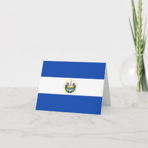 Tarjeta Bandera de El Salvador