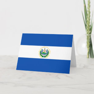 Tarjeta Bandera de El Salvador