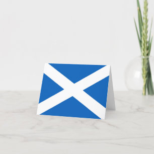 Tarjeta Bandera de Escocia