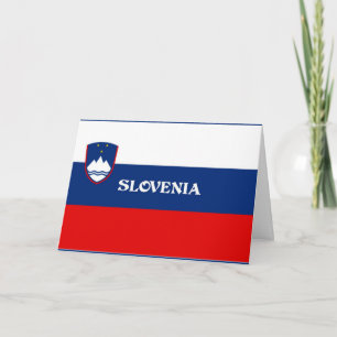 Tarjeta Bandera de Eslovenia