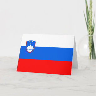 Tarjeta Bandera de Eslovenia