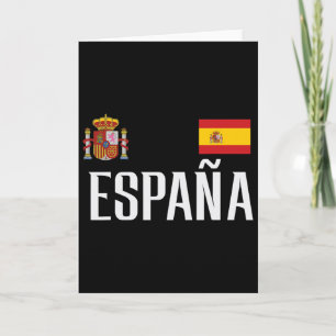 Tarjeta Bandera de España Espana Aficionado Fútbol Fútbol