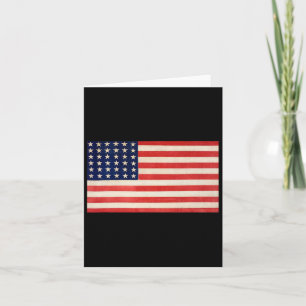 Tarjeta Bandera De Estados Unidos Básica Para Hombres Muje