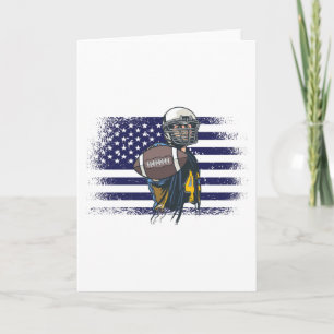 Tarjeta Bandera de Estados Unidos de la camiseta de un hin