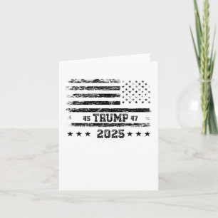 Tarjeta Bandera De Estados Unidos.presidente Donald Trump.