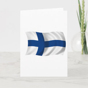 Tarjeta Bandera de Finlandia
