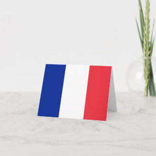 Tarjeta Bandera de Francia (francesa)