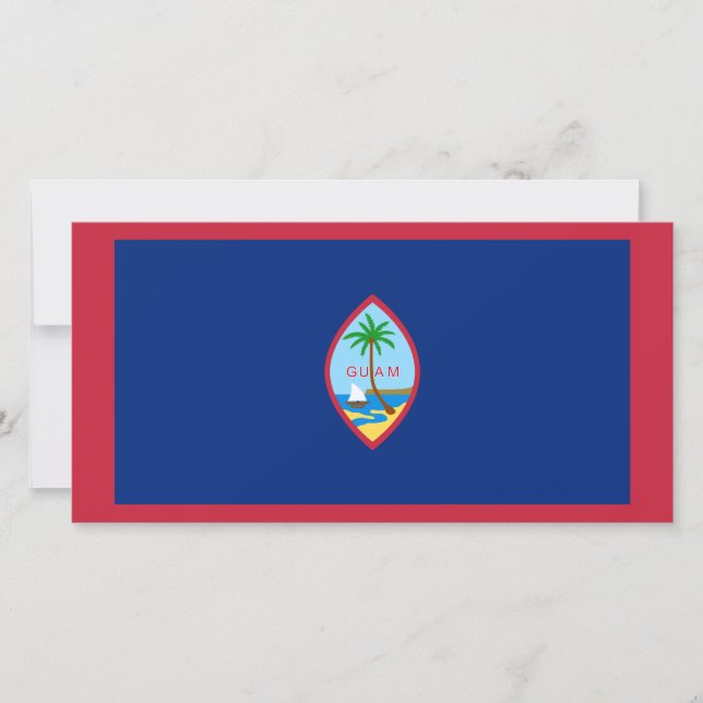 Tarjeta Bandera de Guam (Anverso)