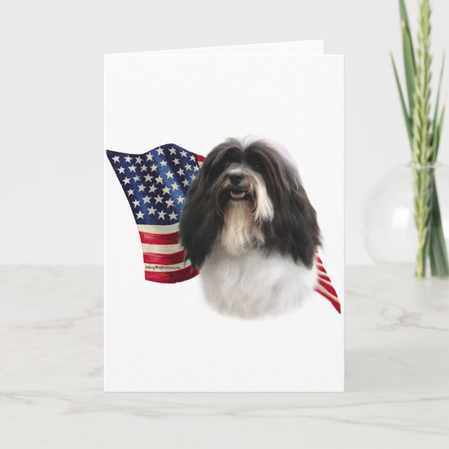 Tarjeta Bandera de Havanese (Anverso)