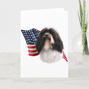 Tarjeta Bandera de Havanese