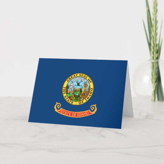 Tarjeta Bandera de Idaho (Anverso)