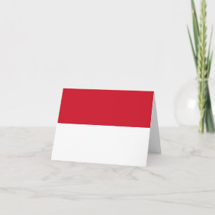 Tarjeta Bandera de Indonesia (indonesia)
