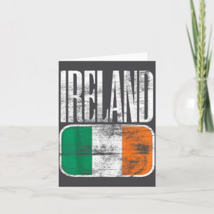 Tarjeta Bandera de Irlanda Suprt