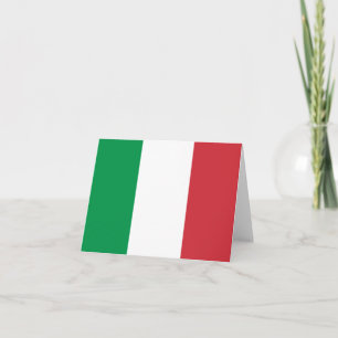 Tarjeta Bandera de Italia