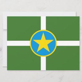 Tarjeta Bandera de Jackson (Misisipi)