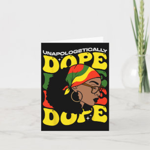 Tarjeta Bandera de Juneteenth Celebrando la Libertad Negra