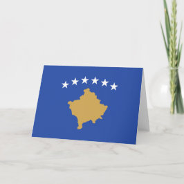 Tarjeta Bandera de Kosovo