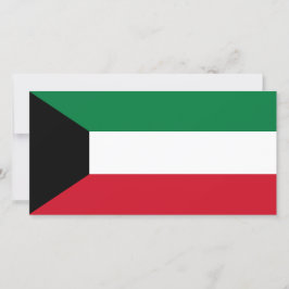 Tarjeta Bandera de Kuwait