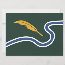 Tarjeta Bandera de la ciudad de Northampton (Massachusetts