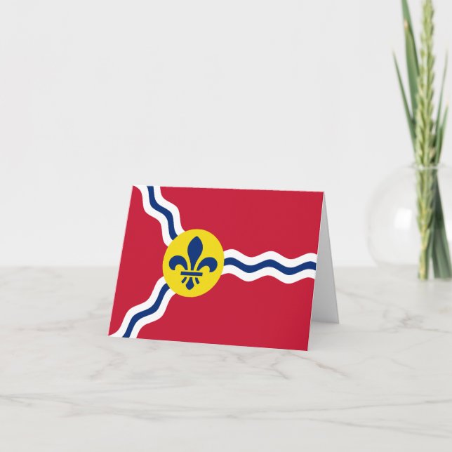 Tarjeta Bandera de la ciudad de San Luis (Anverso)
