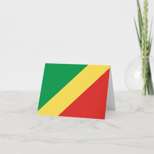 Tarjeta Bandera de la República del Congo