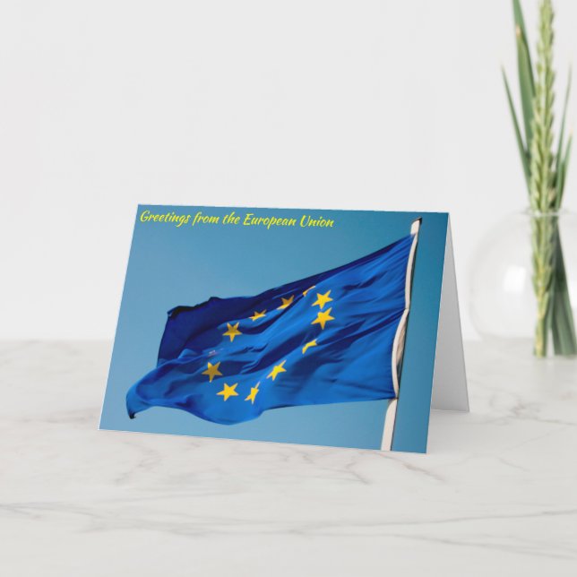 Tarjeta Bandera de la UE (Anverso)