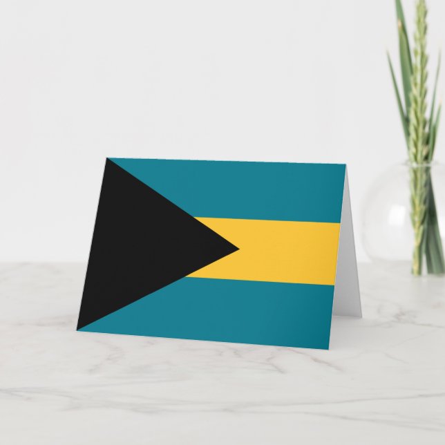 Tarjeta Bandera de las Bahamas (Anverso)