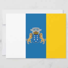 Tarjeta Bandera de las Islas Canarias (Canarias) (Canarias