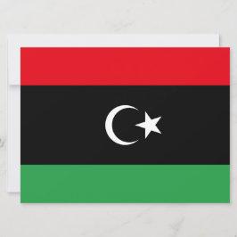 Tarjeta Bandera de Libia