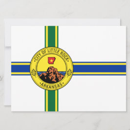 Tarjeta Bandera de Little Rock (Arkansas)