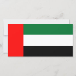 Tarjeta Bandera de los Emiratos Árabes Unidos (EAU)