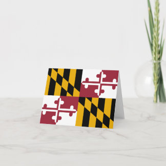 Tarjeta Bandera de Maryland